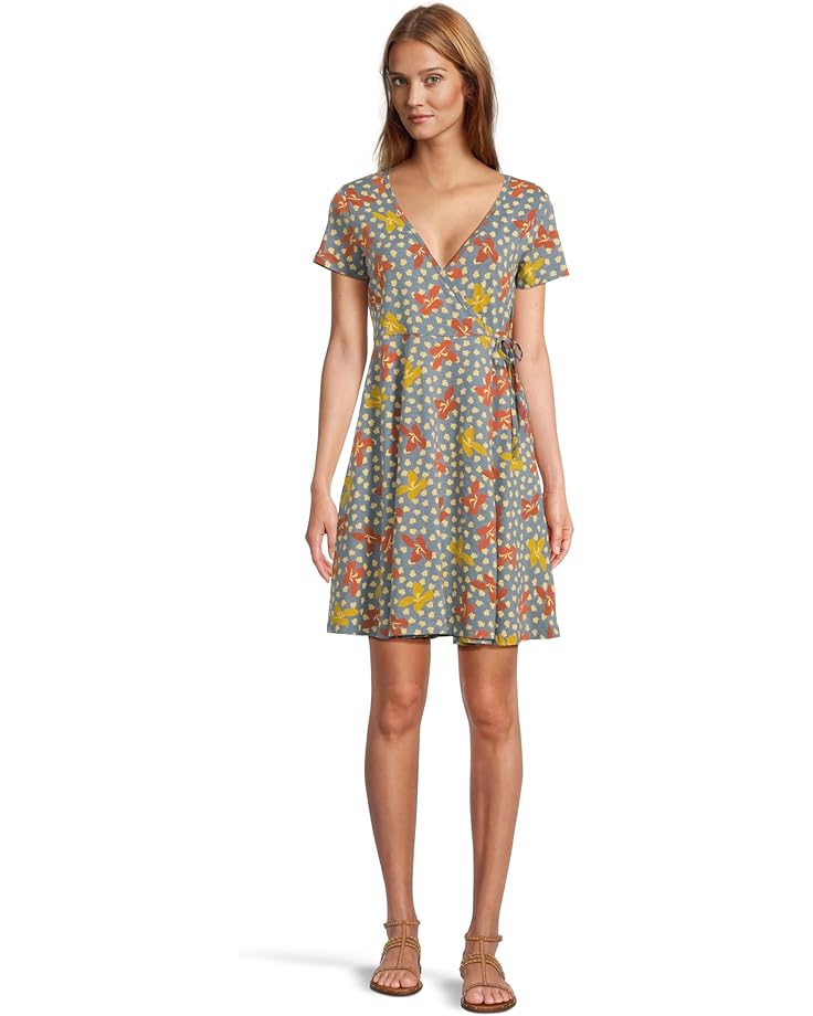 

Платье Toad&Co Freesia Wrap Short Sleeve Dress, цвет North Shore Lily Print
