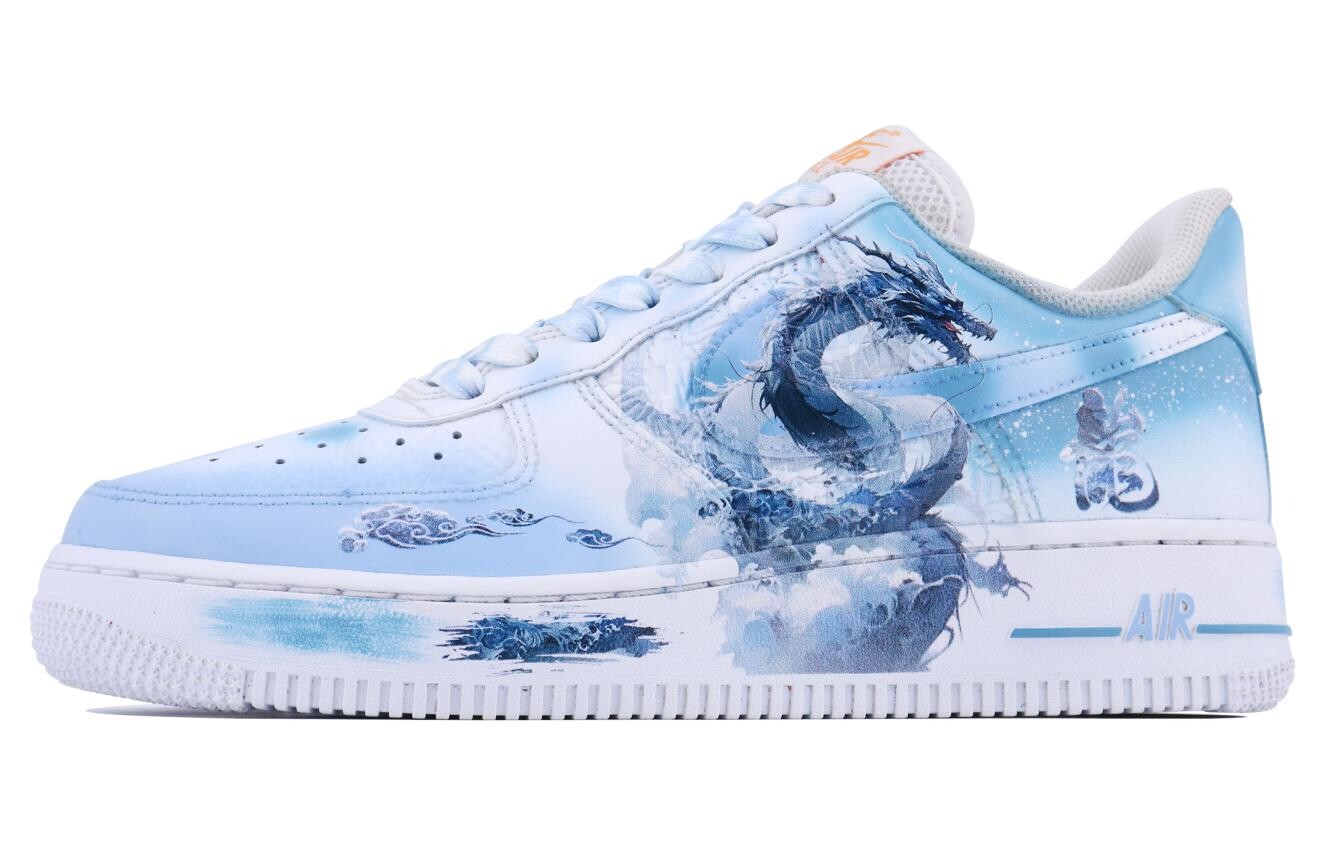 

Кроссовки Nike Air Force 1 Skateboarding Shoes Unisex Low-top Blue/White, синий