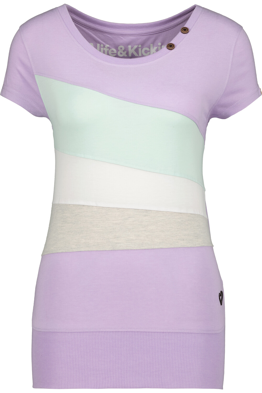

Футболка alife and kickin ClementinaAK A, цвет digital lavender melange