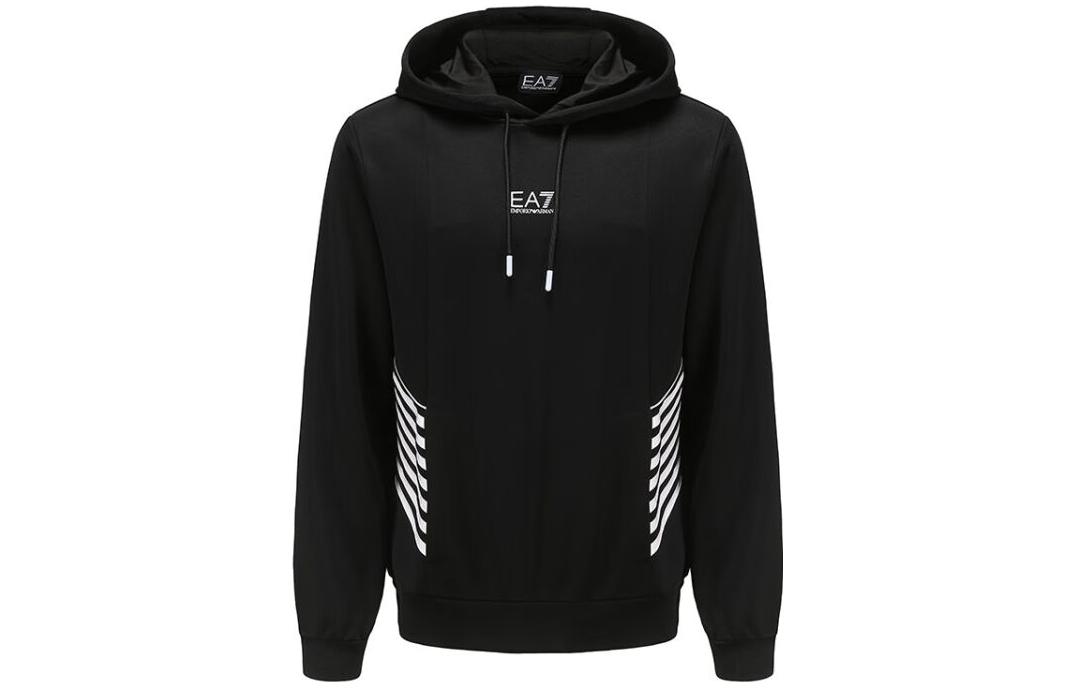 EMPORIO ARMANI Толстовка EA7 FW22 мужская черная — фото 3