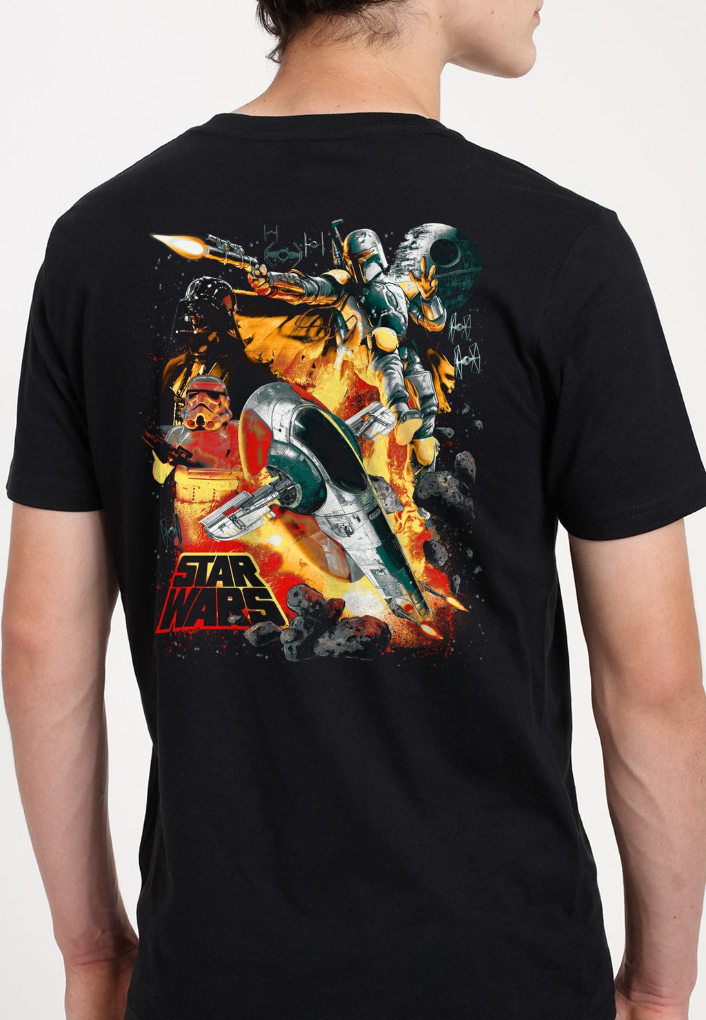 

Футболка с принтом STAR WARS: CLASSIC FORCE HUNTER Star Wars, черный