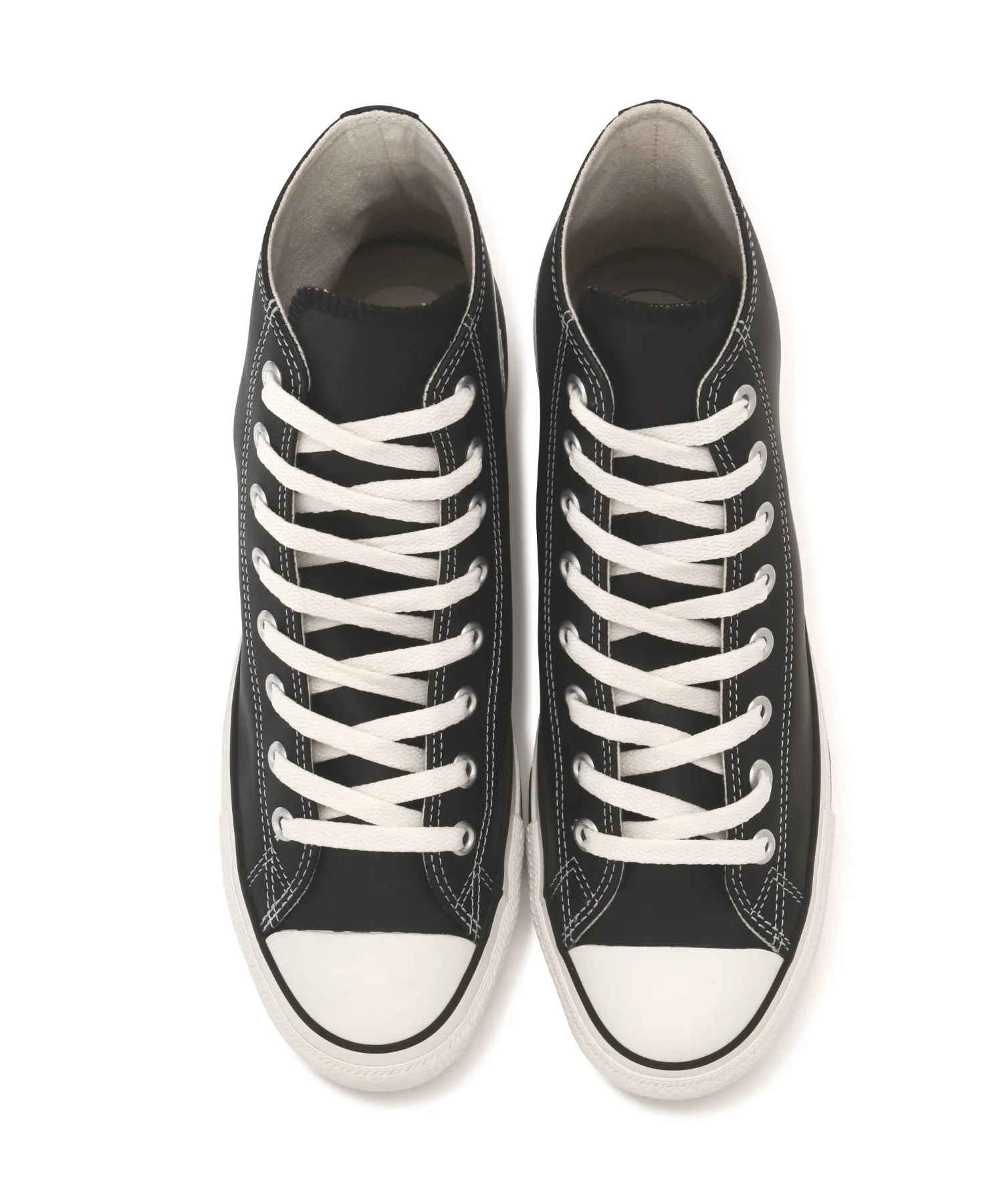 Унисекс кожаные высокие кеды ALL STAR R HI CONVERSE чёрные — фото 2