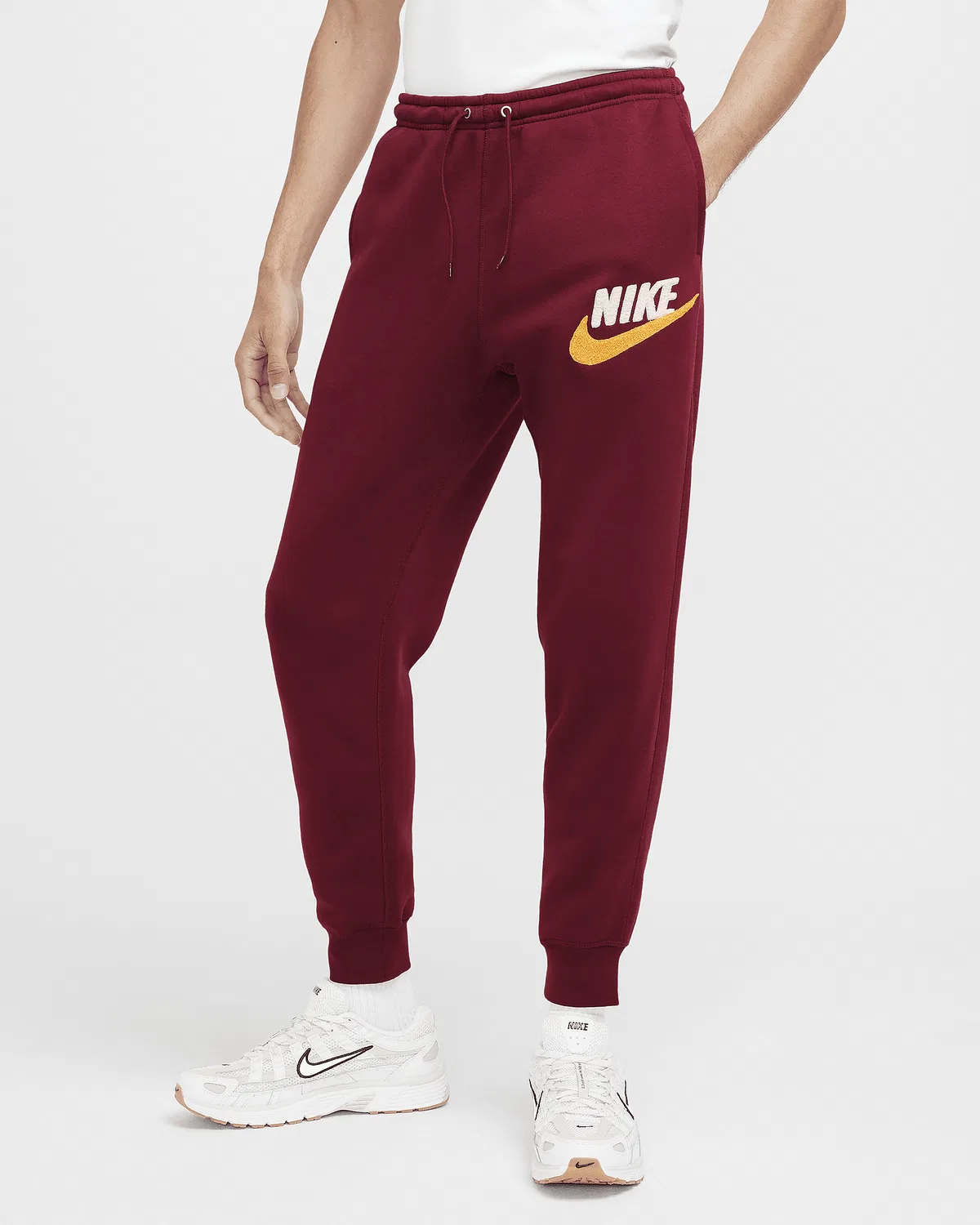 Мужские флисовые джоггеры Nike Club Fleece, Team Red/Team Red