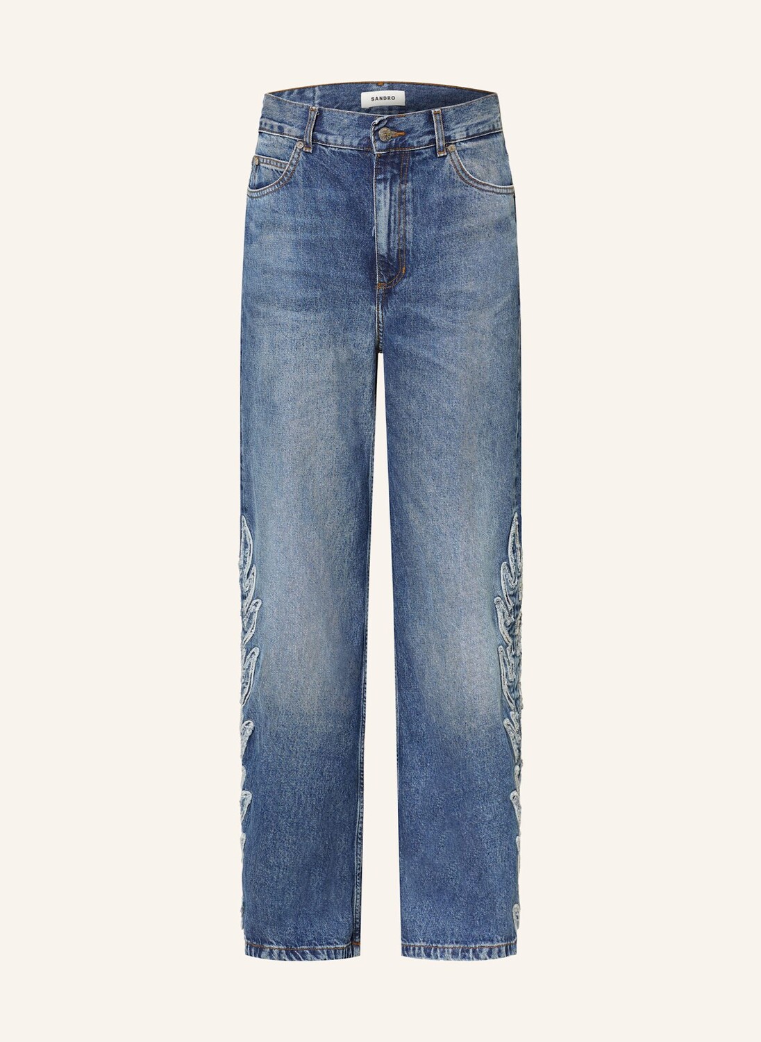 

Прямые джинсы SANDRO, цвет J002 LIGHT BU JEAN