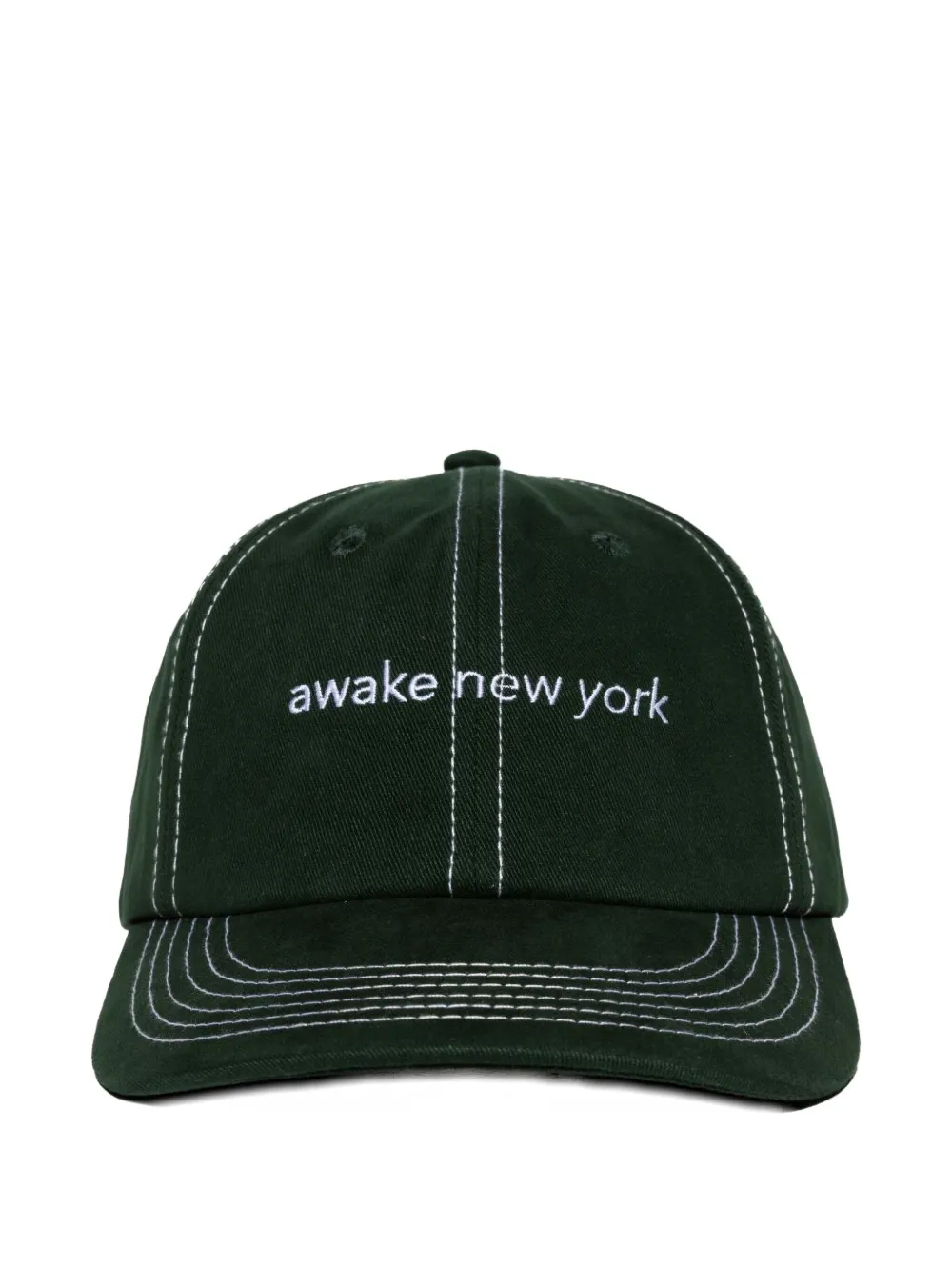 

Бейсболка с вышитым логотипом Awake Ny, зеленый