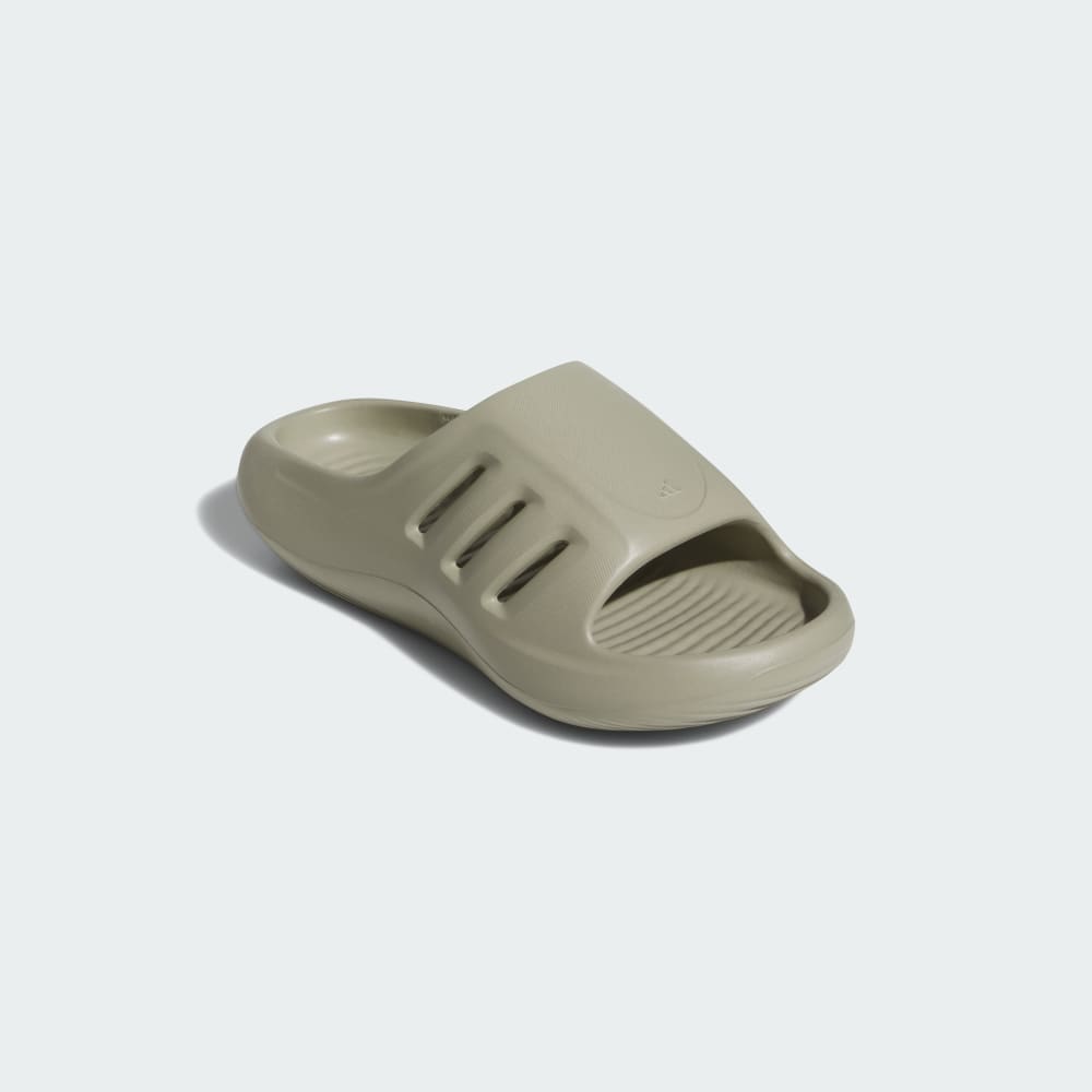 Шлепанцы Adidas Adifom Iiinfinity Slides, цвет Silver Pebble/Silver Pebble/Silver Pebble — фото 4