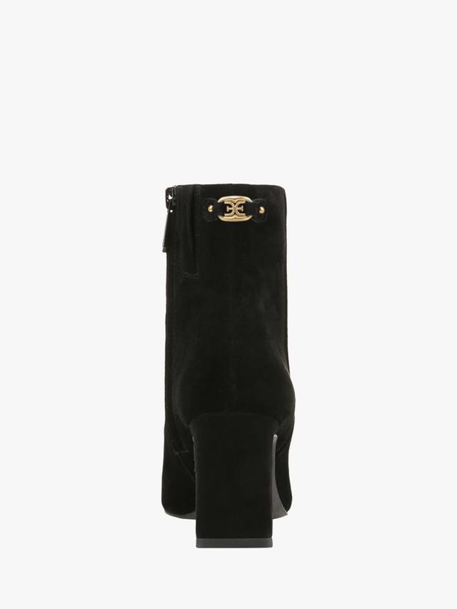 Ботинки Saige до щиколотки из замши Sam Edelman, Black — фото 4