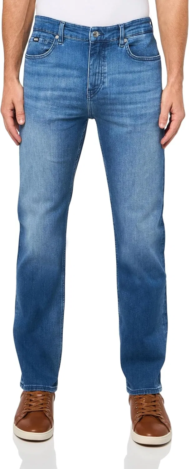 Джинсы Slim Fit BOSS средний синий