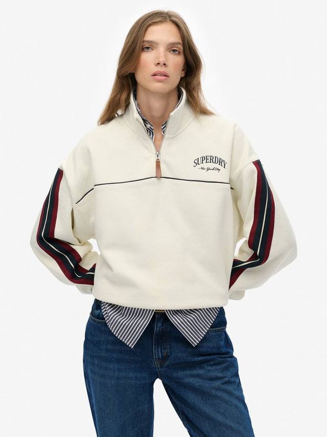 

Свитер Country Club Tape Henley Superdry, Off White