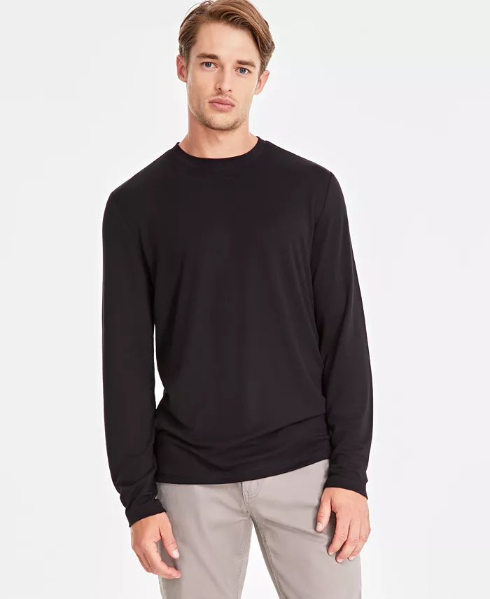 

Футболка с длинным рукавом Alfatech Crewneck Alfani, черный
