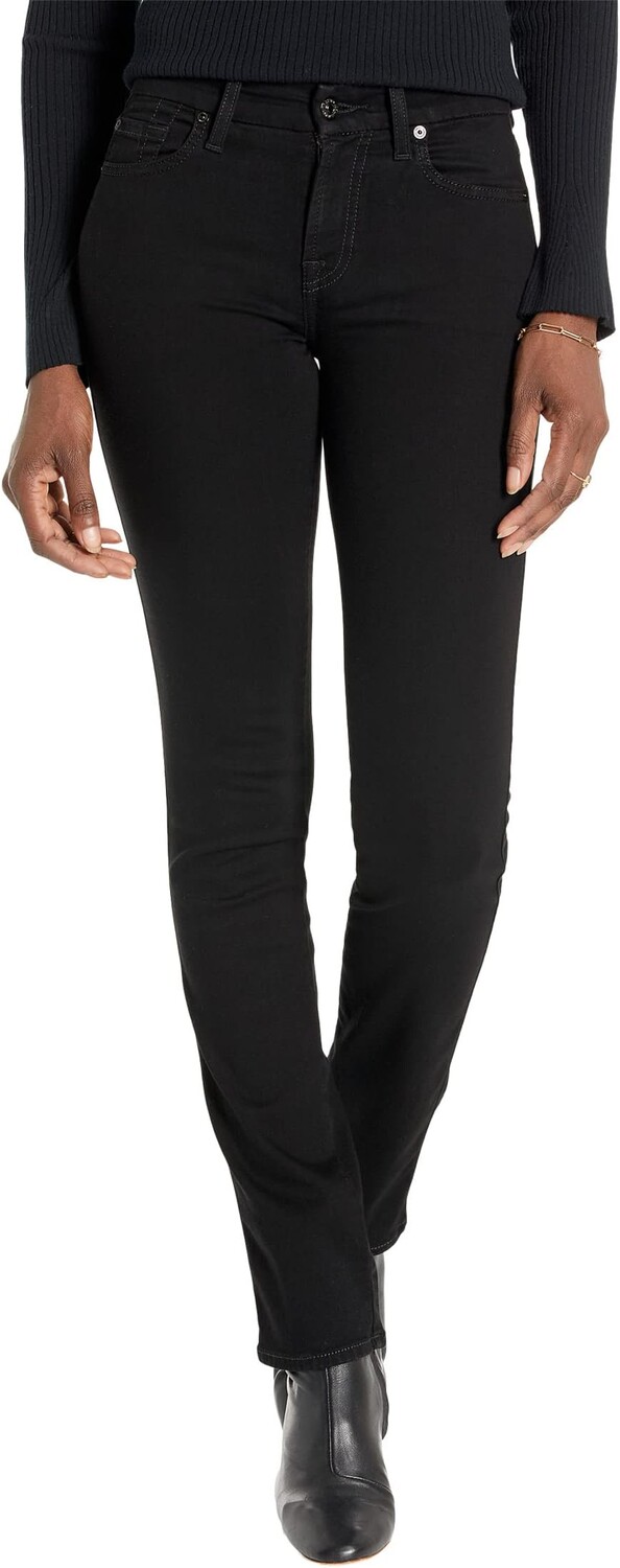 

Джинсы B(air) Kimmie Straight in Rinse Black 7 For All Mankind, цвет Rinse Black