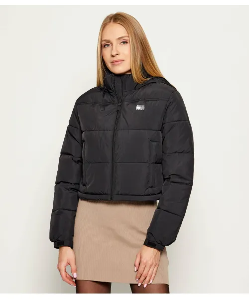 

Куртка Cropped fit Tommy Jeans, черный