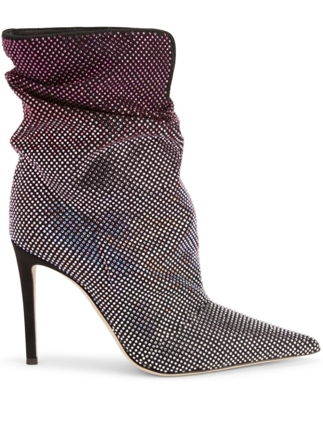 

Giuseppe Zanotti ботильоны Yunah Crystal 105, черный