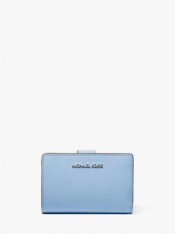 

Кошелек из сафьяновой кожи среднего размера Michael Kors, синий