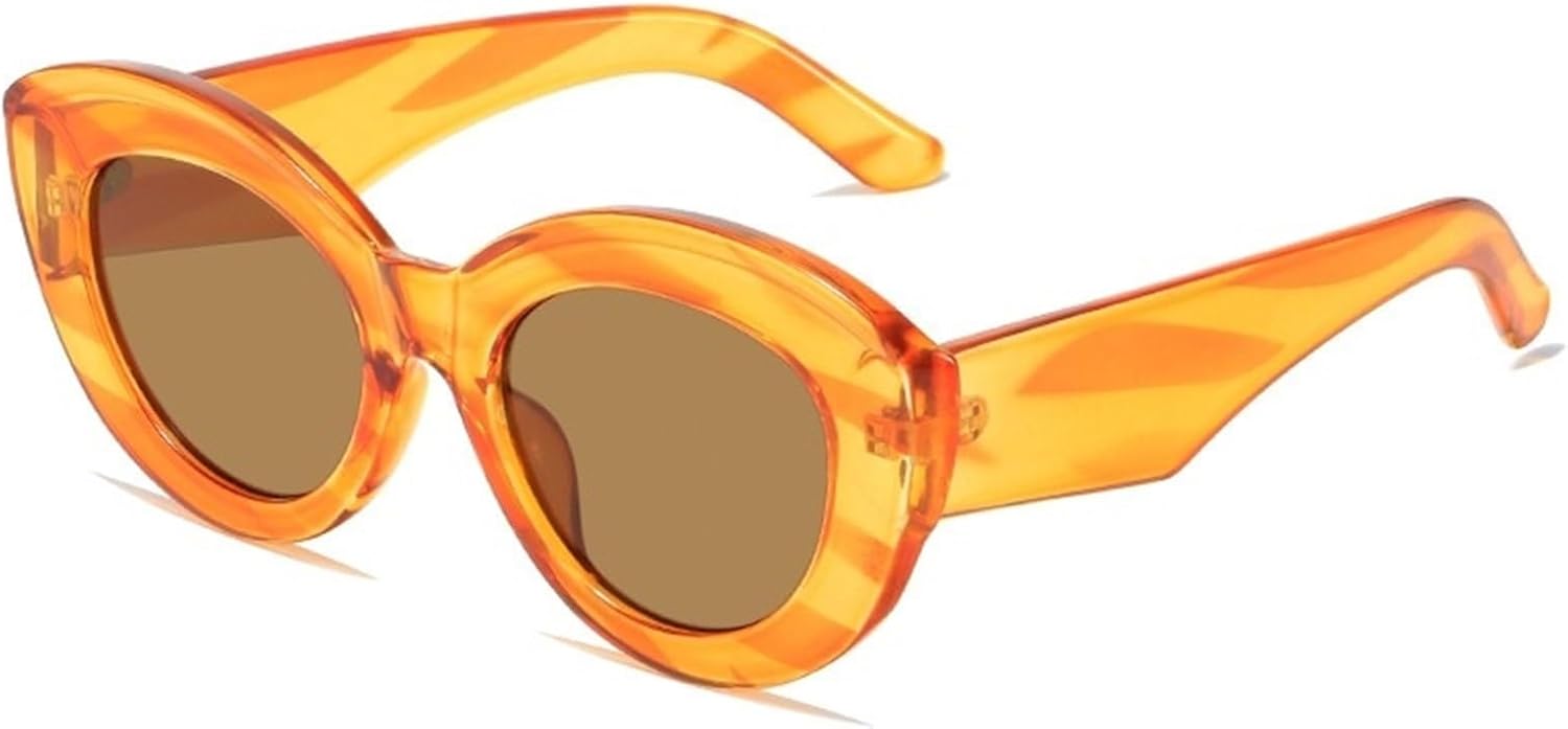 

Спортивные солнцезащитные очки для мужчин и женщин для активного отдыха на открытом воздухе, для пляжа и поездок на работу, декоративные солнцезащитные очки Generic, Orange