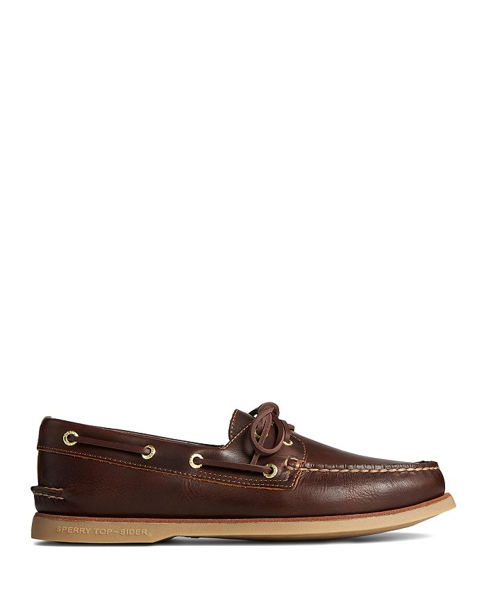 Мужские лодочные туфли Gold Cup Authentic Original с двумя шнуровками Sperry, коричневый — фото 3