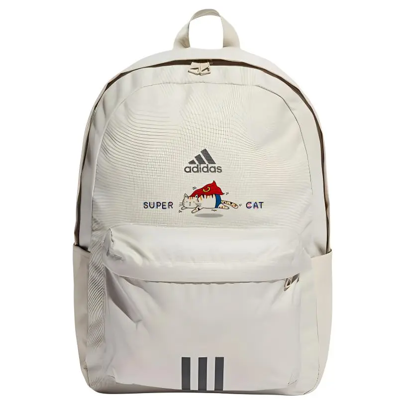 

Adidas Тканевый рюкзак унисекс светло-серый и черный, Superman Cat