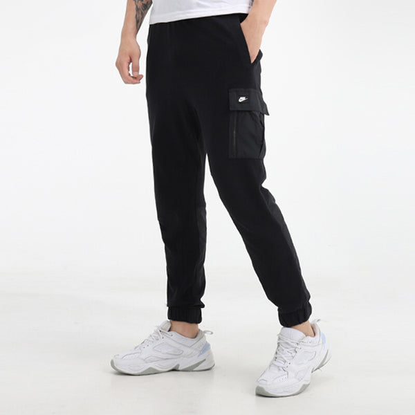 Брюки men's slim fit cargo casual sports pants/trousers/joggers black Nike, черный — фото 3