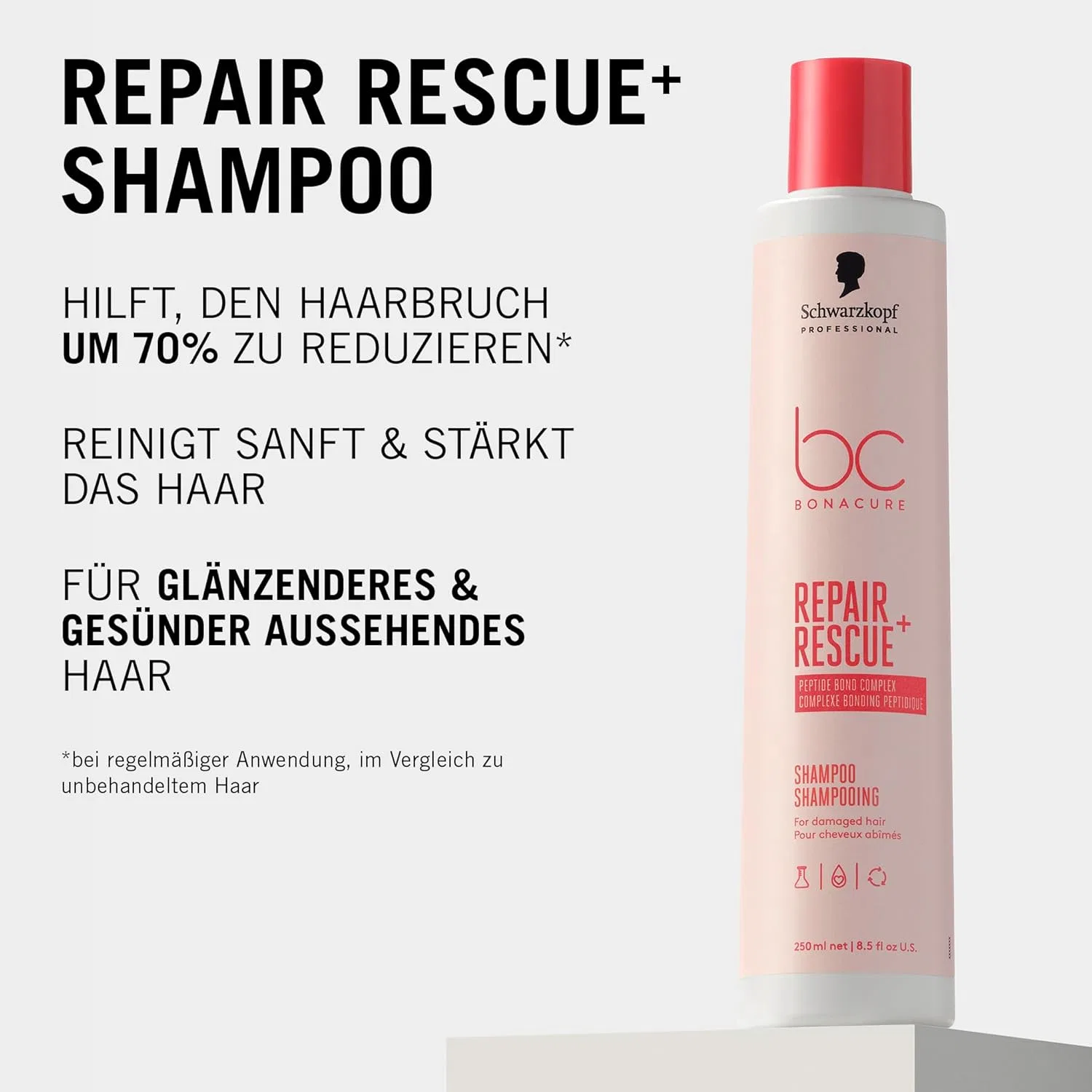 Шампунь Schwarzkopf Professional Bonacure Repair Rescue для поврежденных волос, 250 мл Bc Bonacure — фото 3
