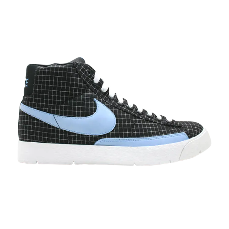 

Кроссовки Nike Super Blazer Hi Premium 'Black University Blue', черный