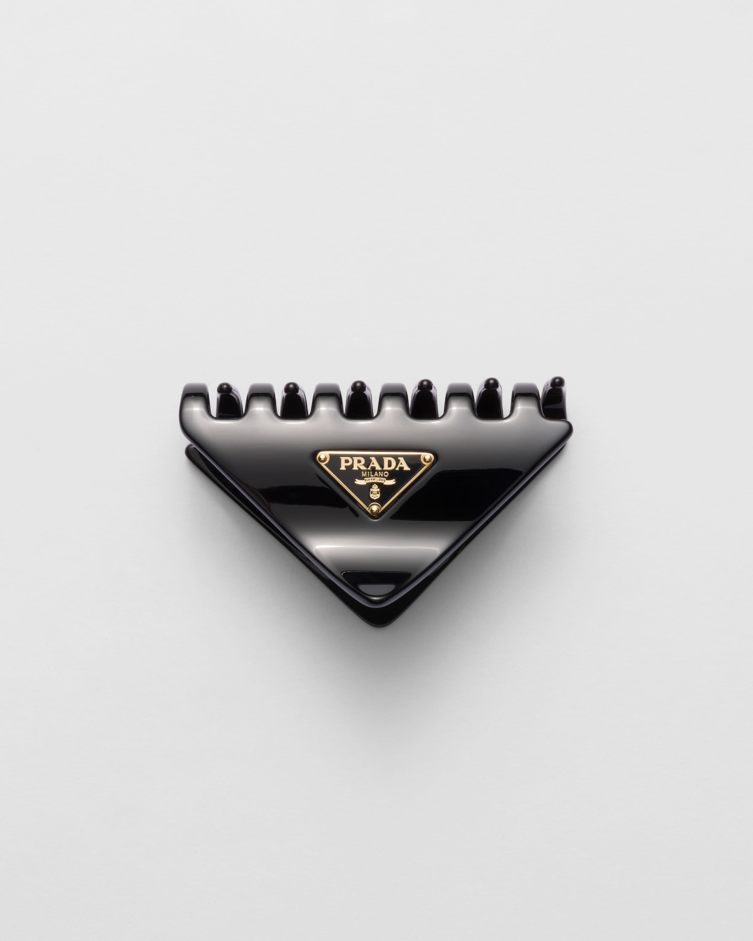 

Заколка-коготь из плексигласа Prada, черный