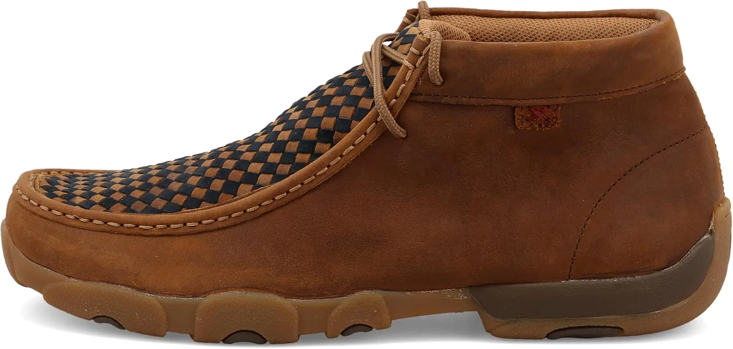 Мужские лоферы и тапочки Twisted X Chukka, Oiled Saddle Blue — фото 4