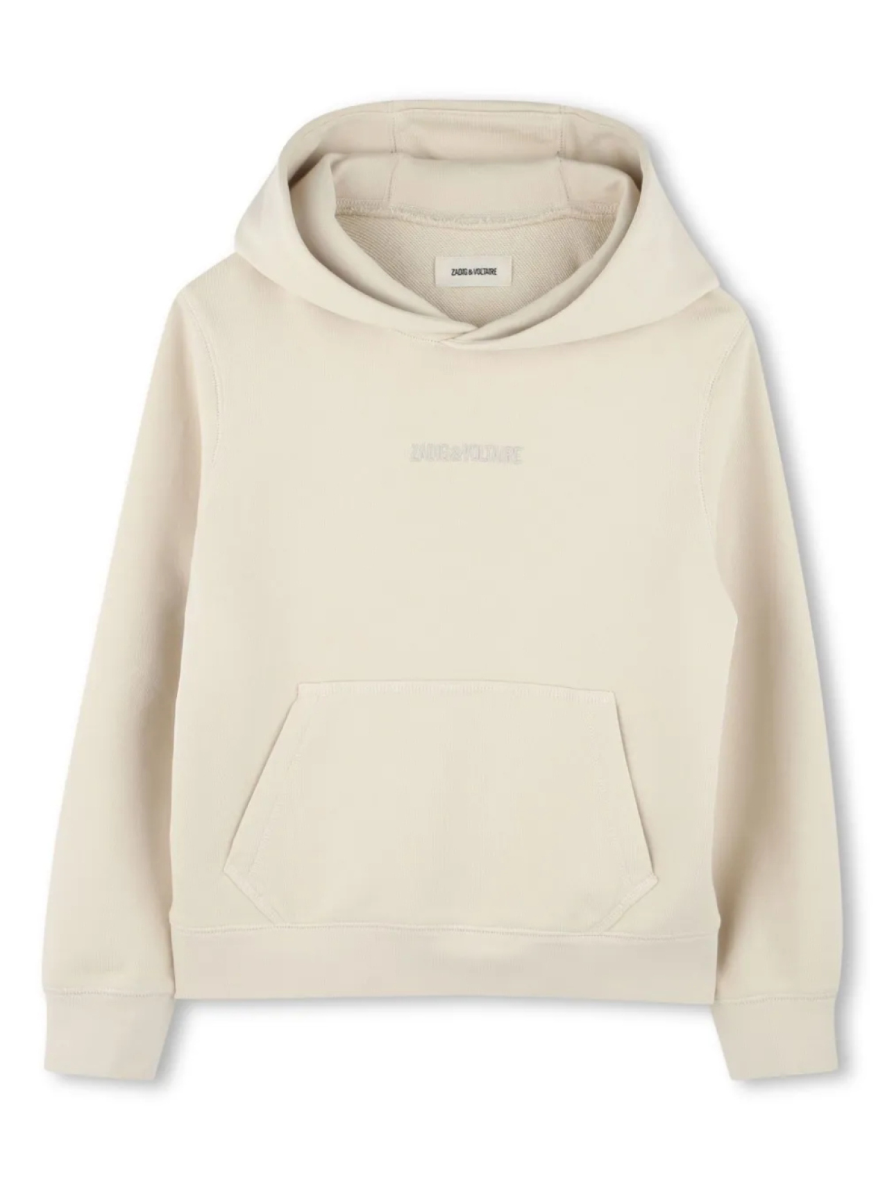 

Zadig & Voltaire Kids худи с вышитым логотипом, нейтральный