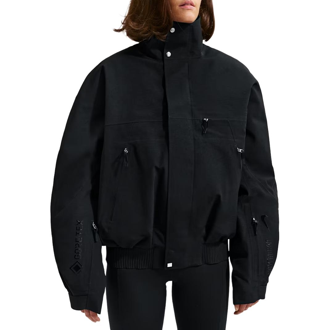 

Куртка X Jacquemus GORE TEX 2 в 1 Nike, черный/светлый rosewood umber