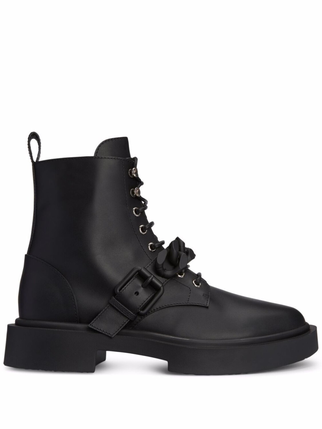 

Giuseppe Zanotti ботинки Adric с цепочкой, черный