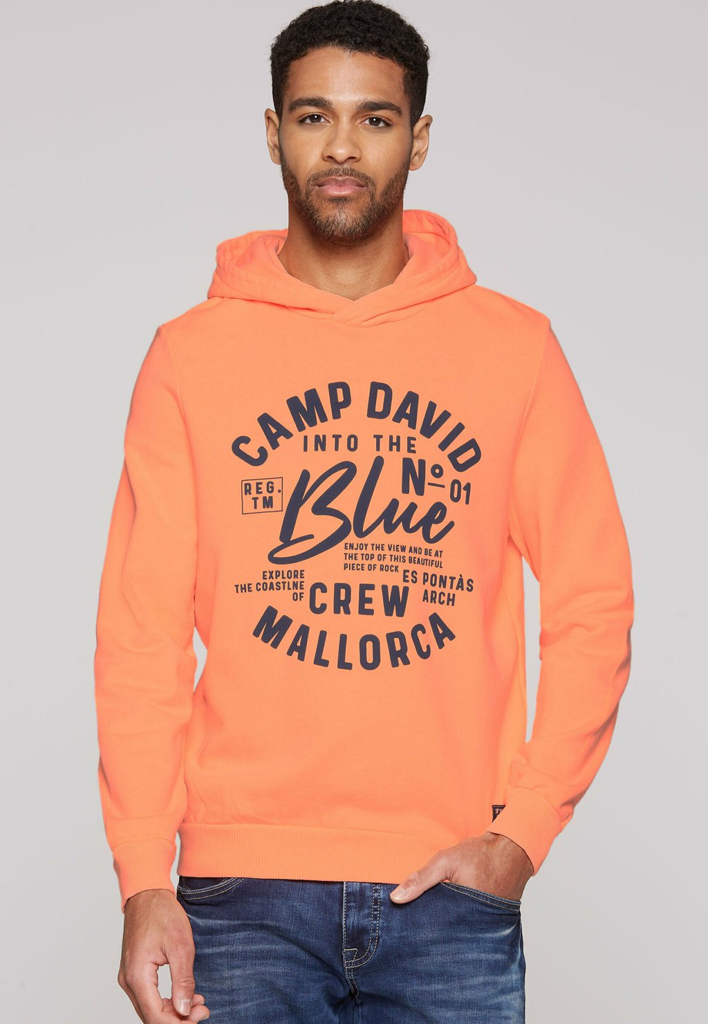 

Толстовка Hoodie Camp David, оранжевый