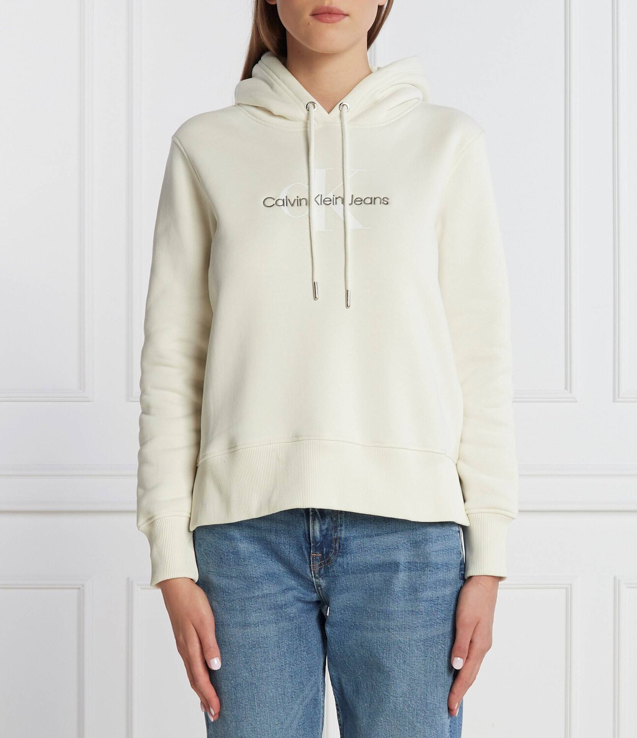 

Толстовка CALVIN KLEIN JEANS ARCHIVAL MONOLOGO Regular Fit, кремовый