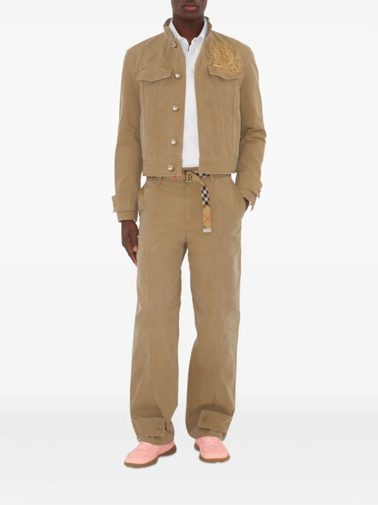 

Брюки с карманами Burberry, нейтральный