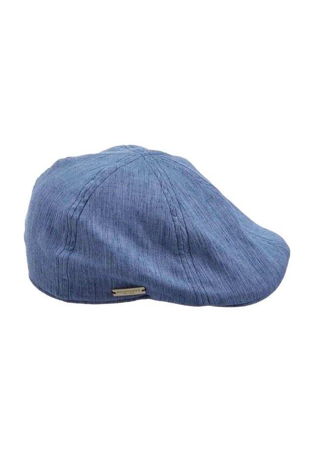 

Кепка плоская из меланжевой ткани 55499-0 Seeberger, цвет jeans