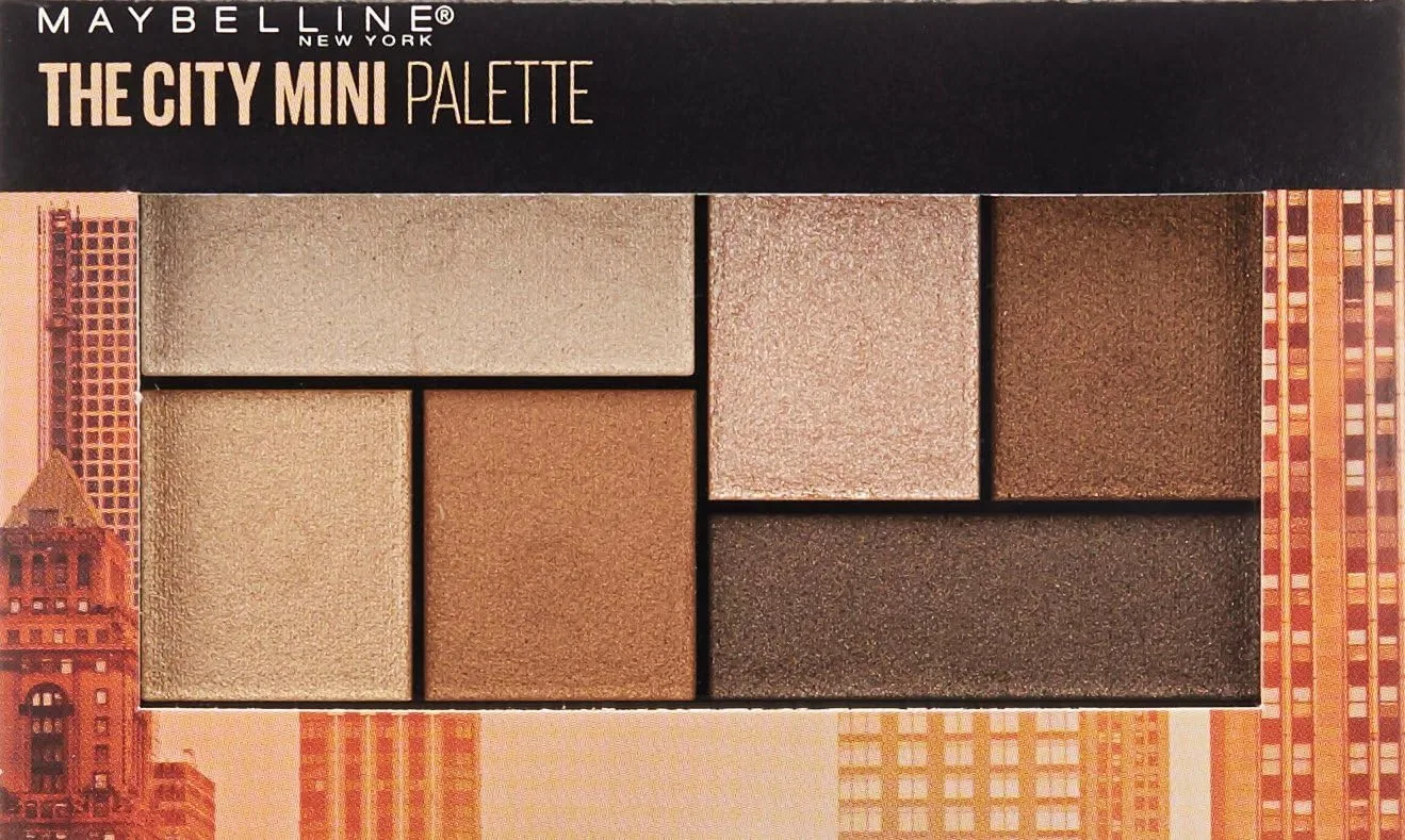 Палетка теней для век MAYBELLINE The City Mini Palette Rooftop Bronzes, 4 г, коричневый — фото 2