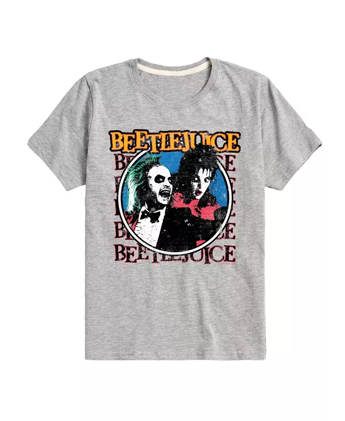 

Футболка с принтом для мальчиков Big Boys Beetlejuice, серый