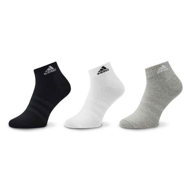 

Носки adidas Thinand Light, 3 шт, серый/черный/белый