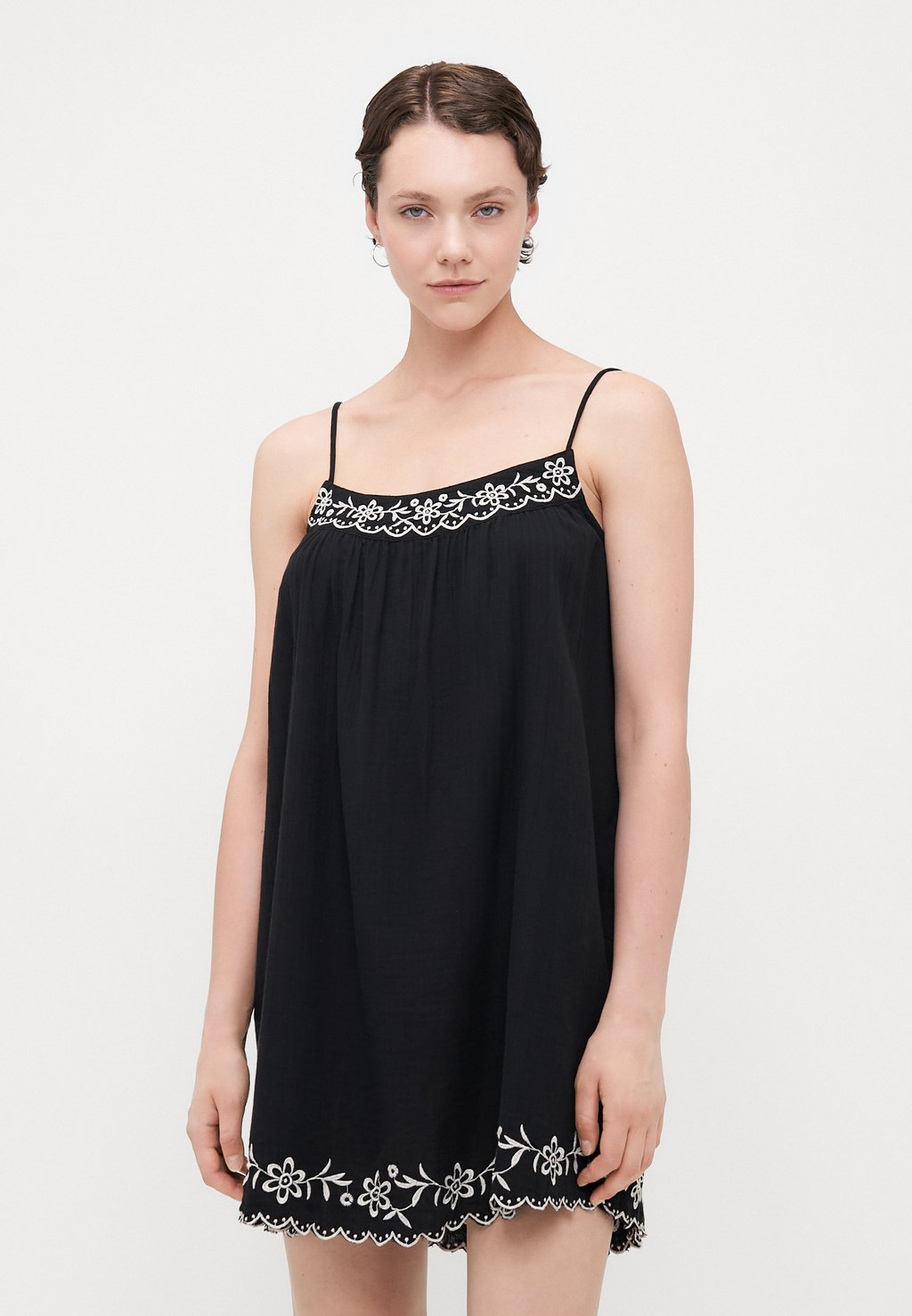 

Повседневное платье MINI SWING DRESS Gap Tall, черный
