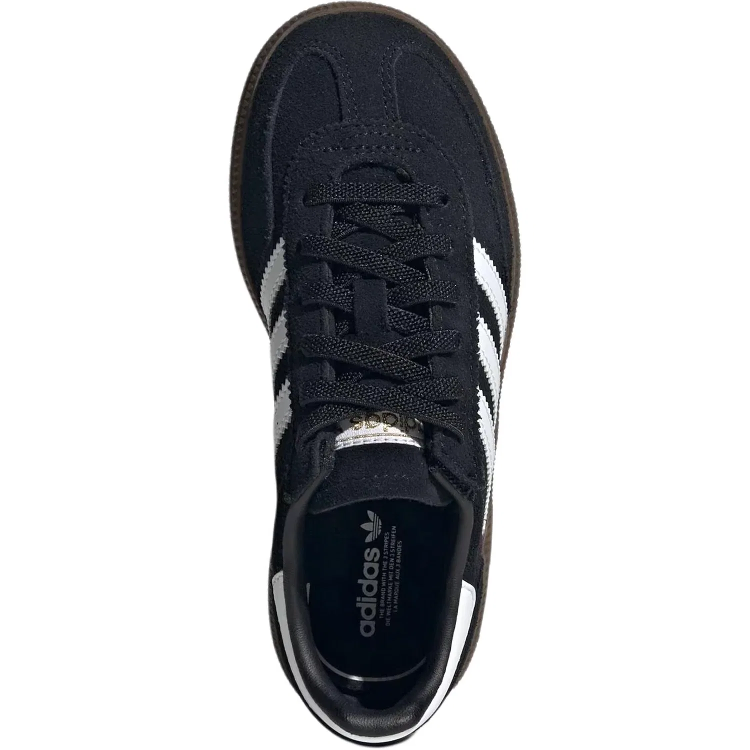 Кроссовки для скейтбординга Hanball Spezial Adidas Originals черные — фото 4