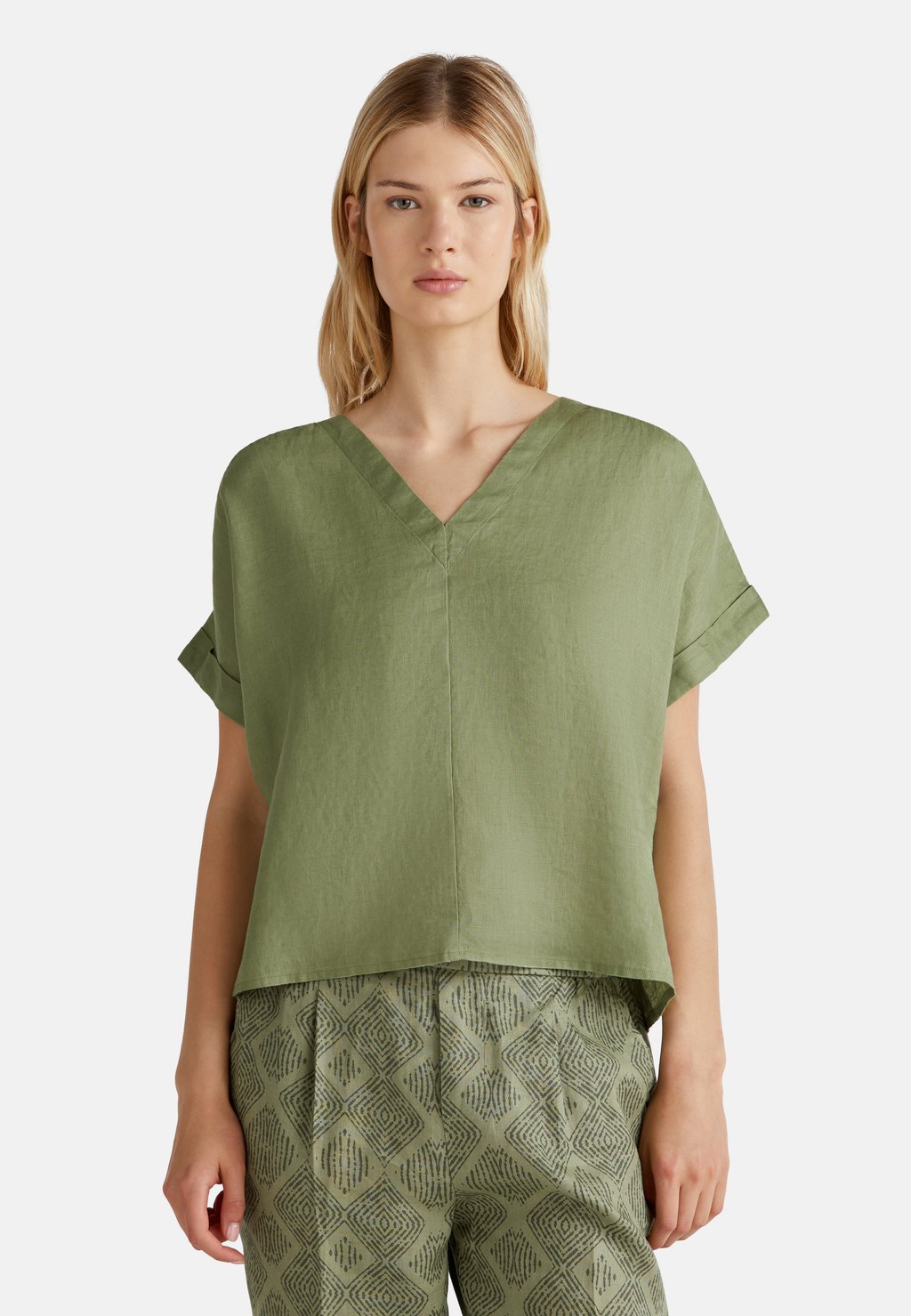

Блуза United Colors of Benetton, зеленый
