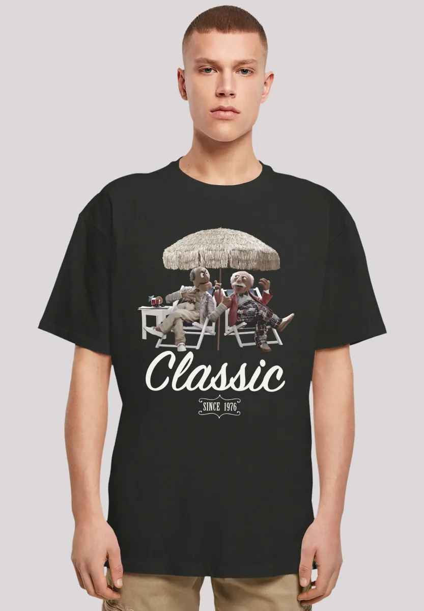 

F4NT4STIC Футболка "Disney Muppets Waldorf Statler Classic", премиум качество, черный