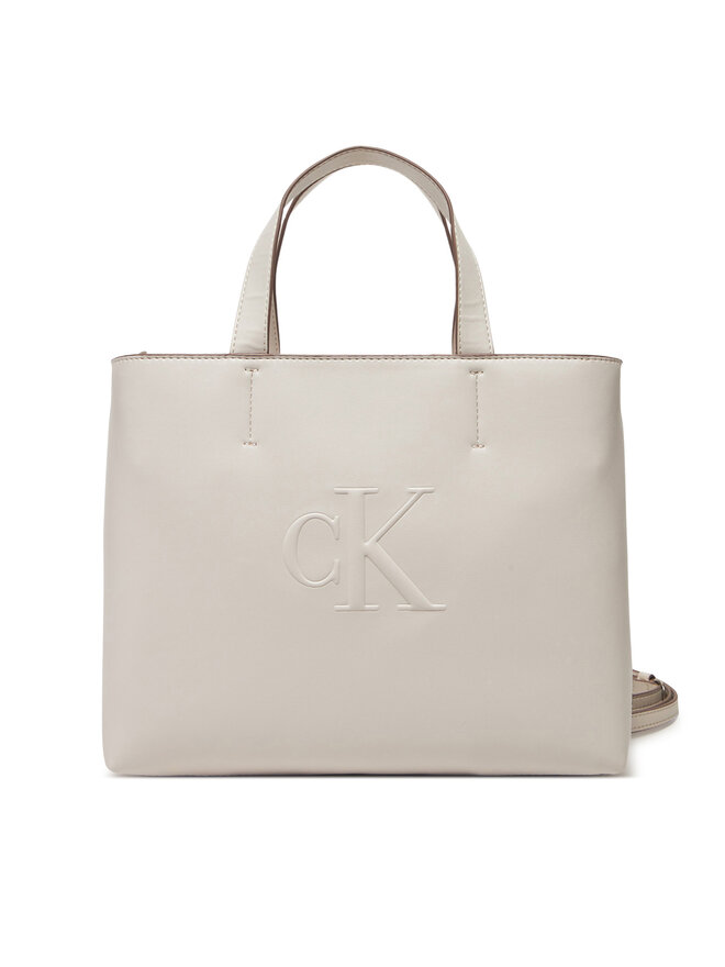 

Сумочка Sculpted Mini Ew Tote LV04K3111G Calvin Klein Jeans, экрю, Белый, Сумочка Sculpted Mini Ew Tote LV04K3111G Calvin Klein Jeans, экрю