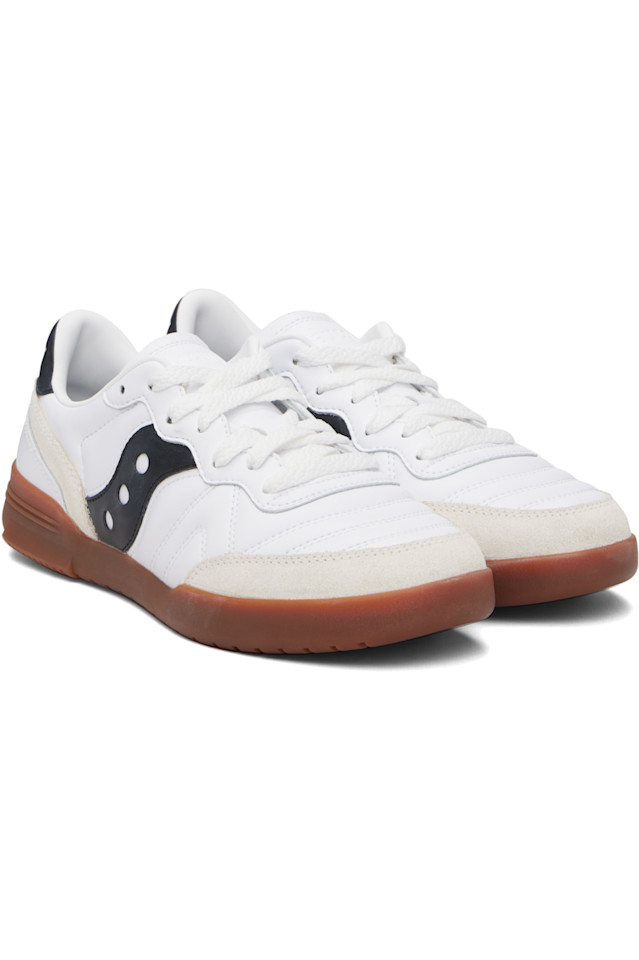 Saucony Белые кожаные кроссовки 586i — фото 4