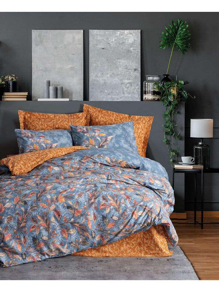 

Постельные принадлежности Colorful Cotton, цвет hellblau/orange