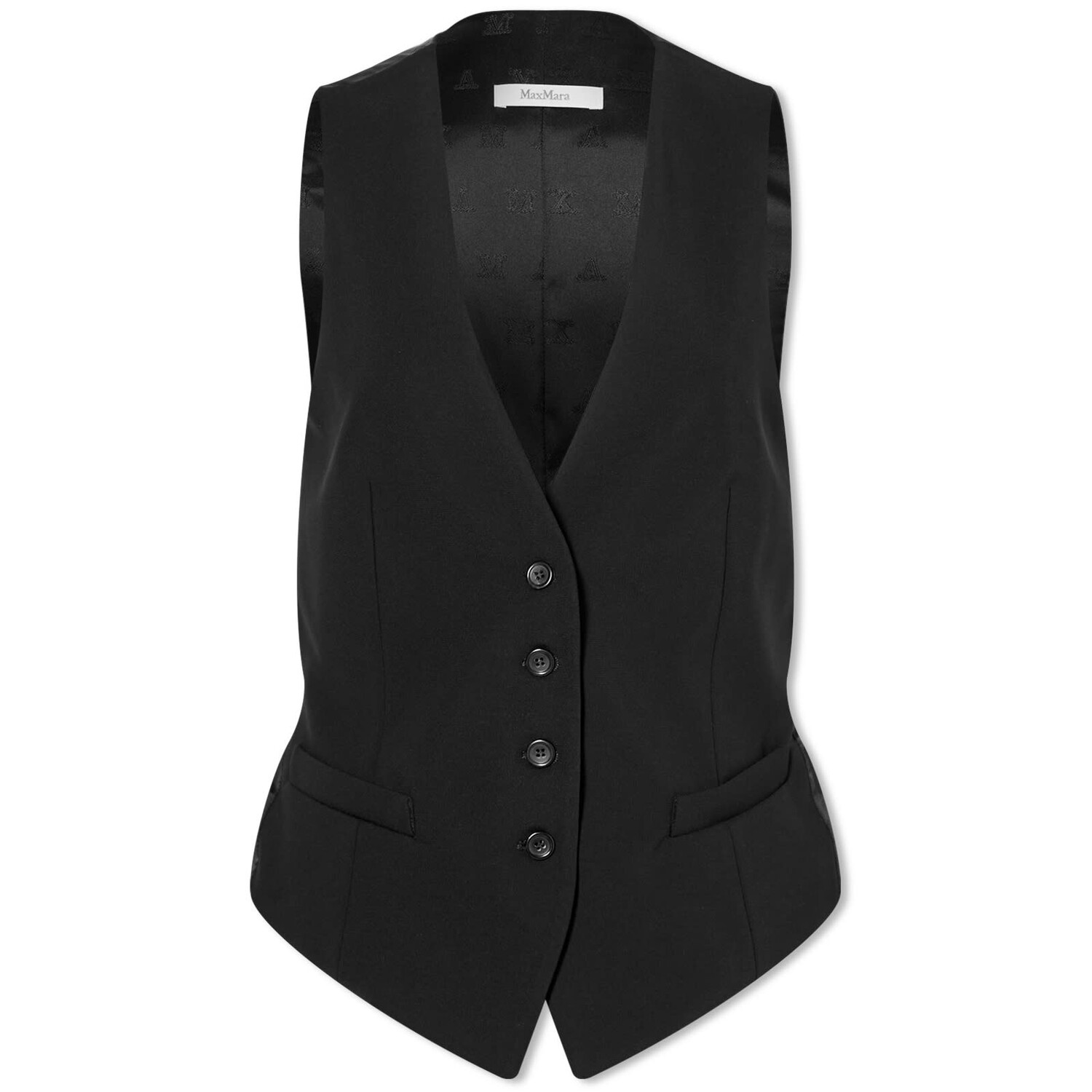 

Утепленный жилет Max Mara Rodi Waistcoat, черный