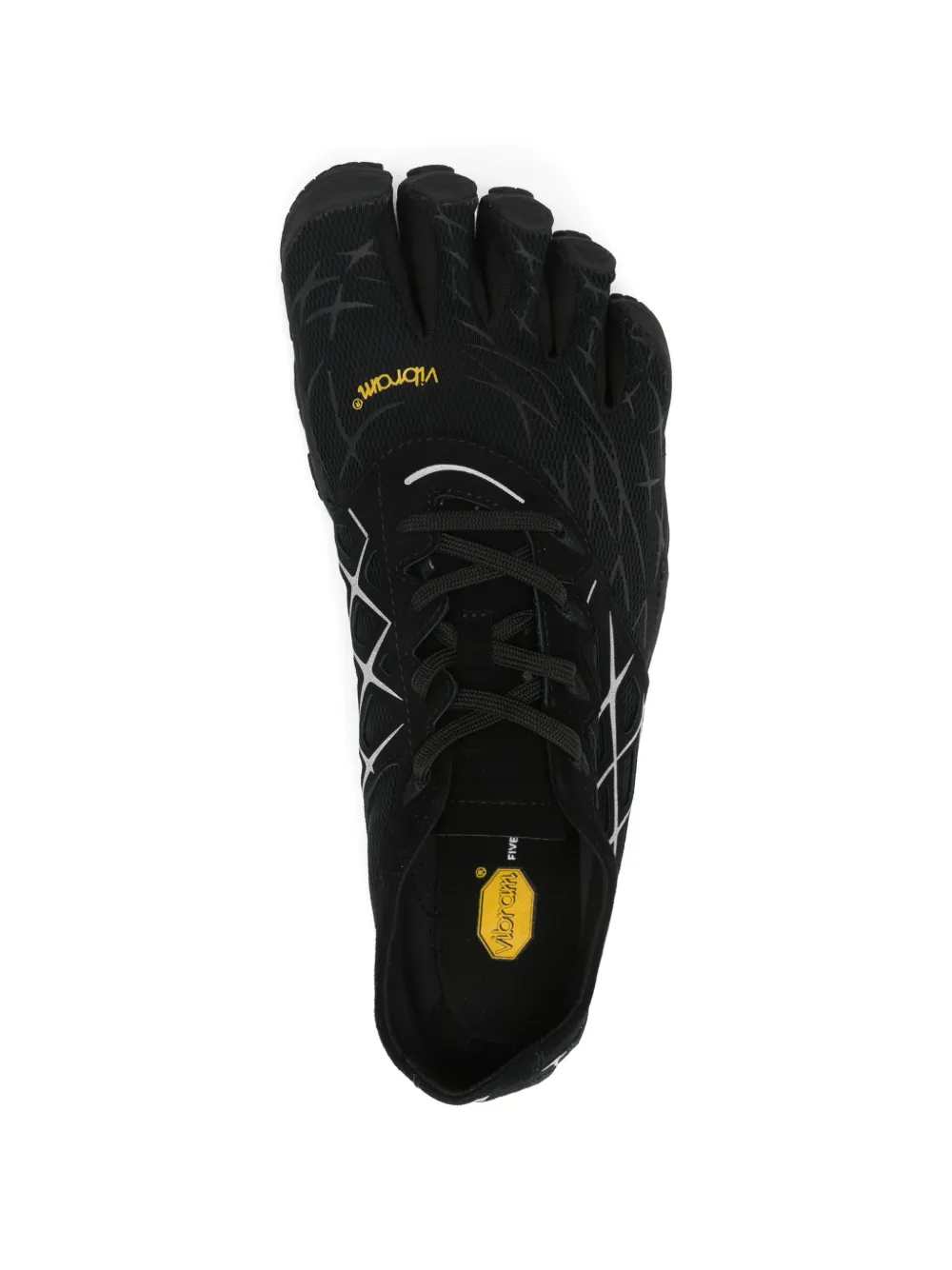 Кроссовки SeeYa FiveFingers на шнуровке Vibram, черный — фото 4