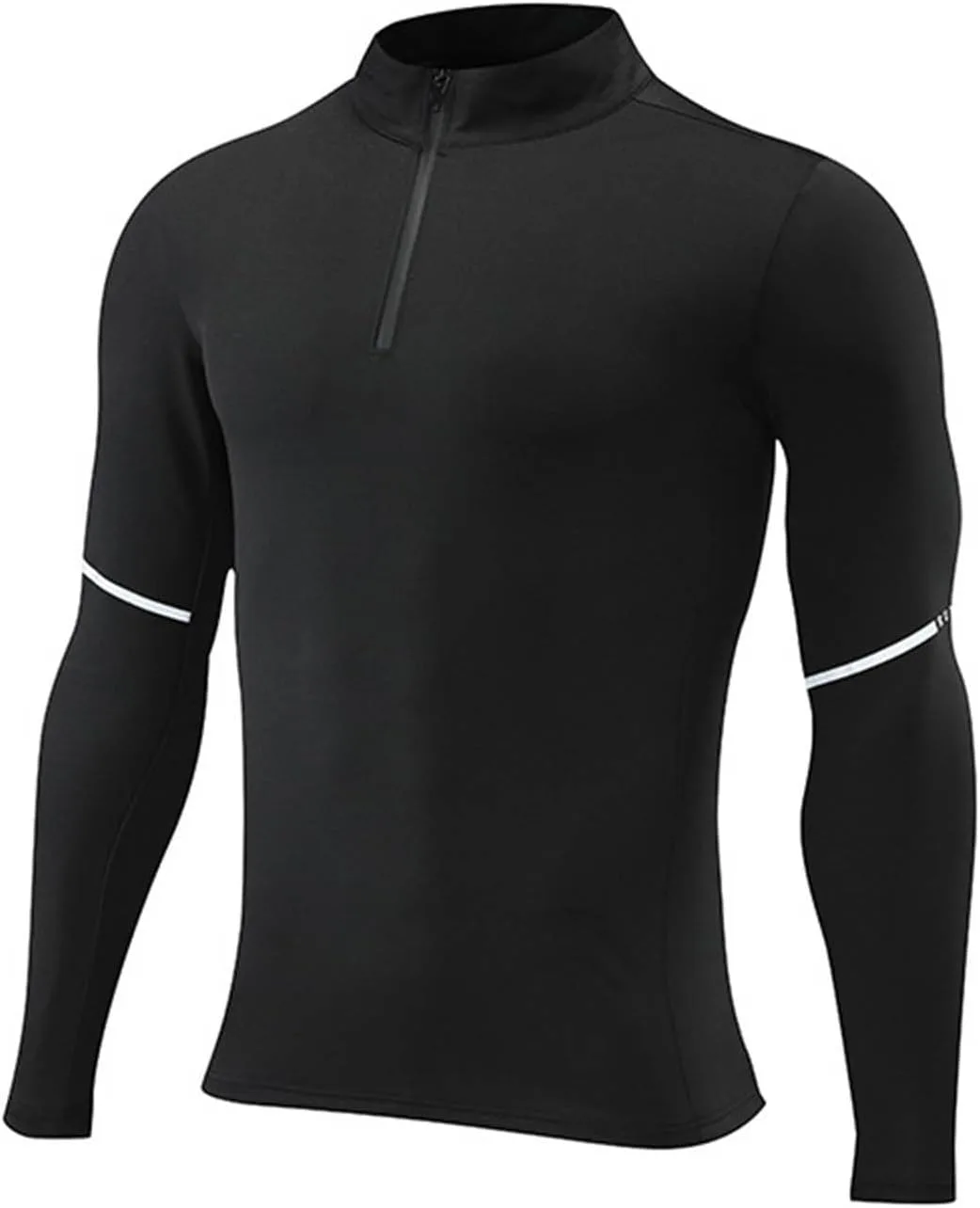 

Мужская футболка Cambkatl с воротником стойкой, быстросохнущая, половинная молния, цветной блок