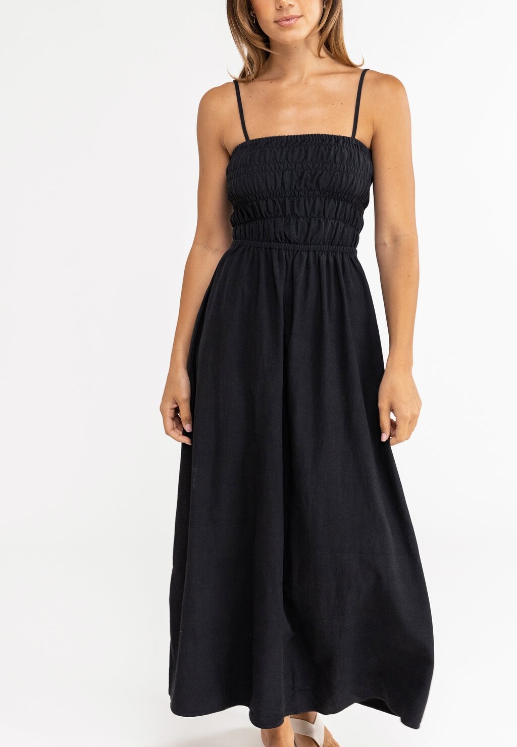 

Платье макси CLASSIC SHIRRED Rhythm, цвет black