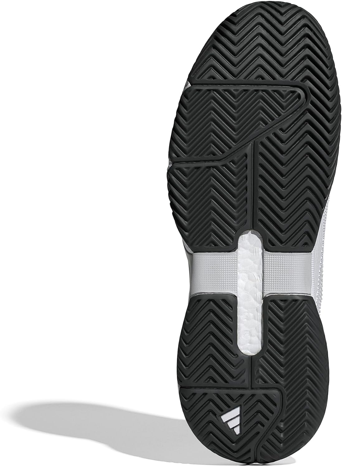Мужские теннисные кроссовки Adidas Solematch Control 2, белый/черный/синий — фото 4