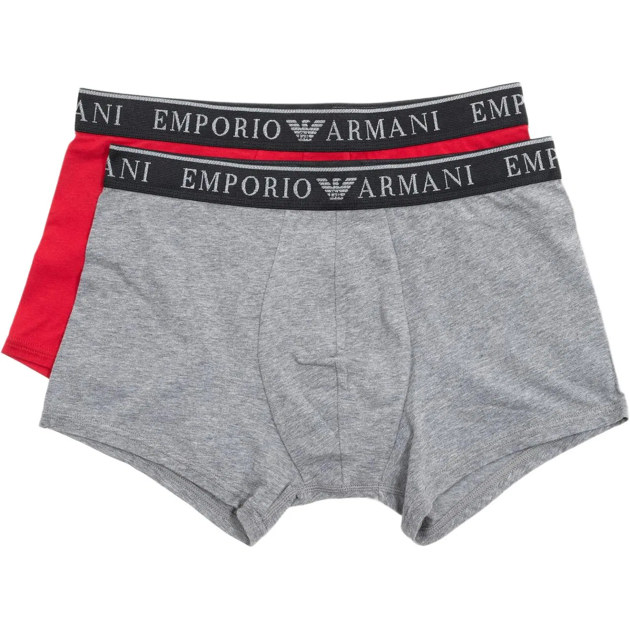 Боксеры EMPORIO ARMANI 2 шт красный+серый