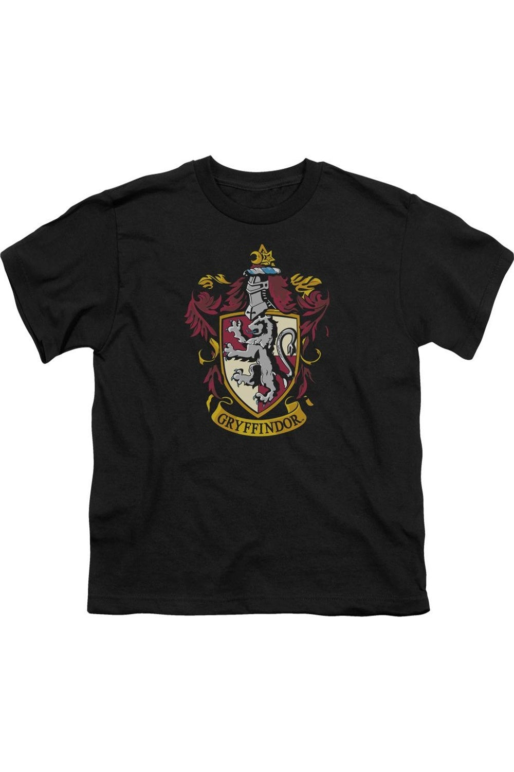 

Футболка с коротким рукавом для детей с гербом Гриффиндора Harry Potter Gildan, черный